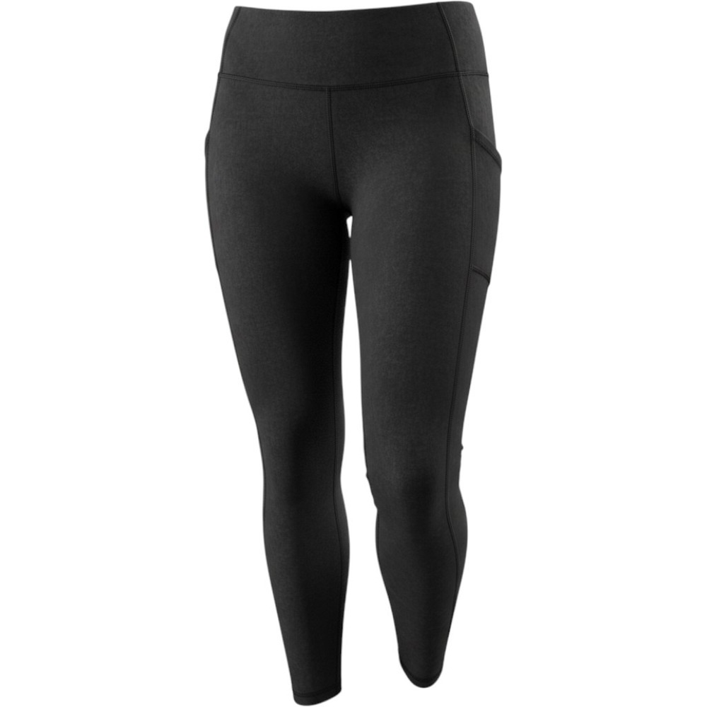 Athletic Black High Waisted Leggings with Pockets Workout Athleisure Women M